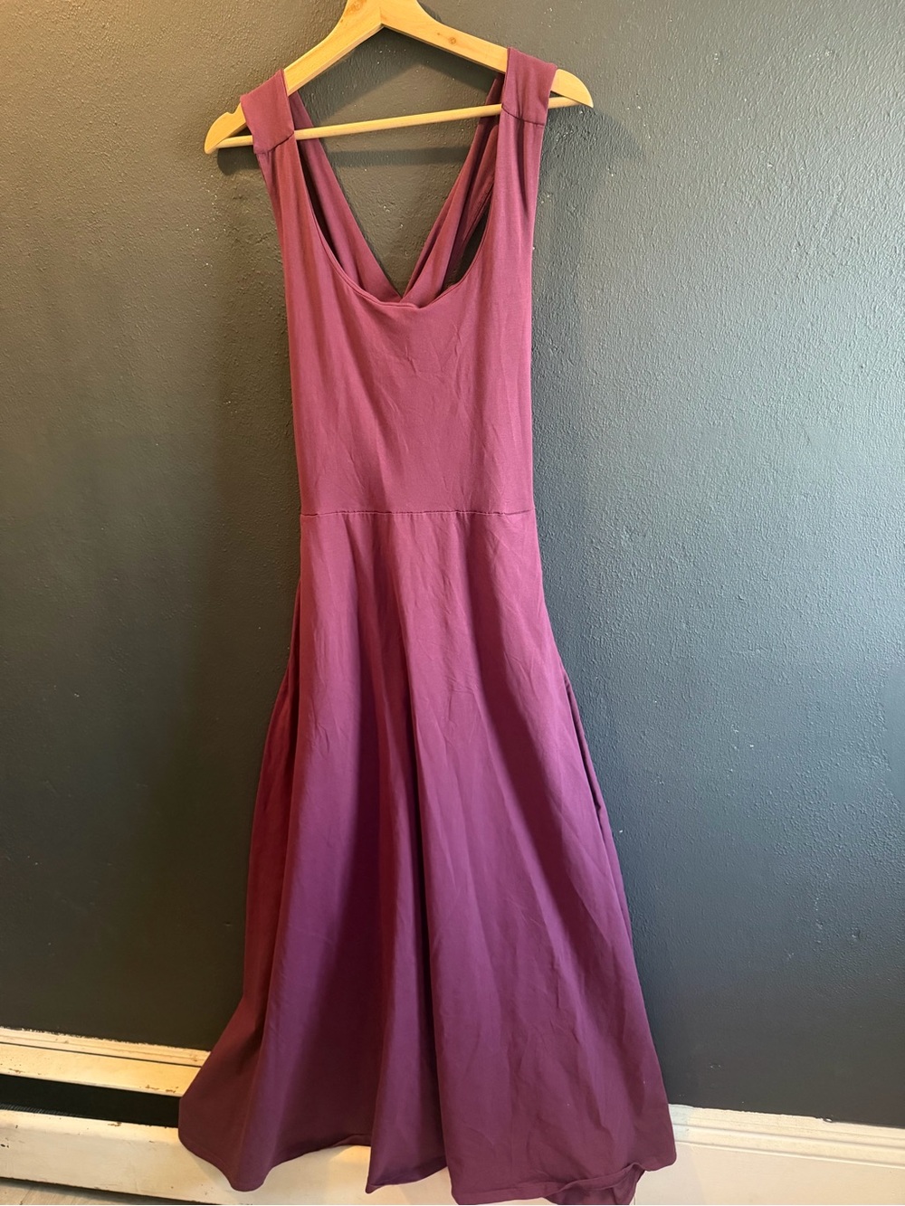 Pact Plum Sleeveless Cowl Neck Maxi Dress - Picture 3 of 5